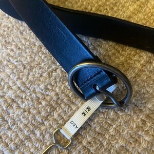 American Eagle Outfitters Midnight Black Belt-men’s or womans